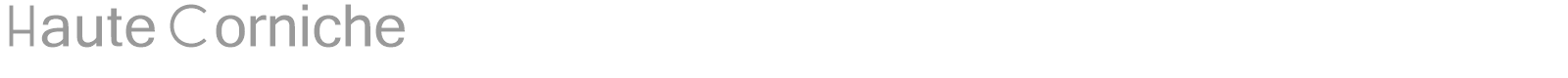 Haute Corniche font preview