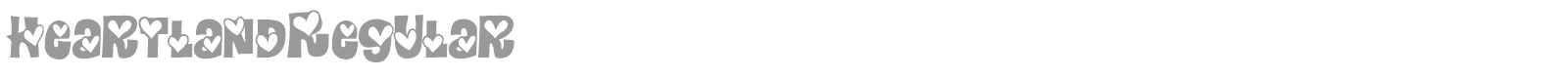 Heartland font preview