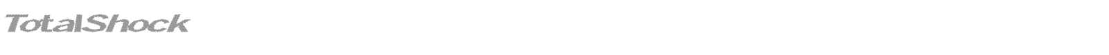Total Shock font preview
