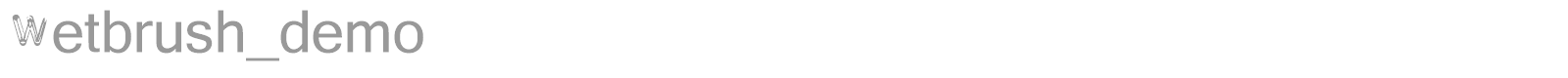 Wetbrush font preview