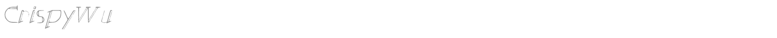 Crispy Wu font preview
