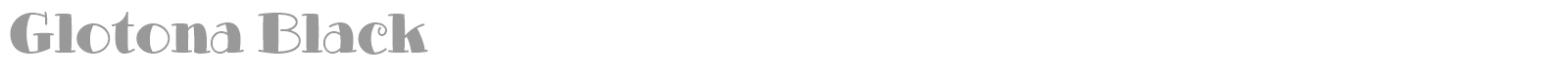 Glotona Black font preview