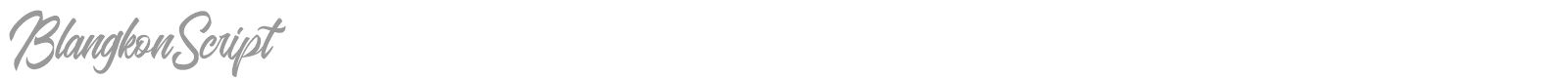 Blangkon Script font preview