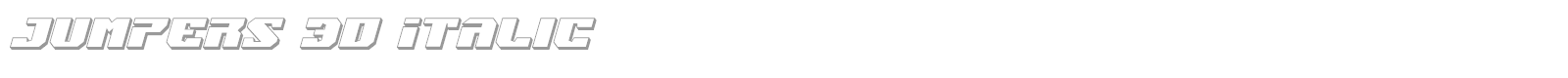 Jumpers font preview