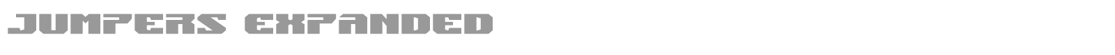 Jumpers font preview