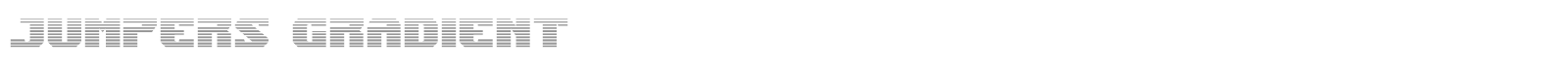 Jumpers font preview