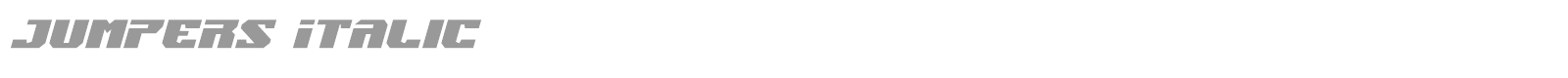 Jumpers font preview