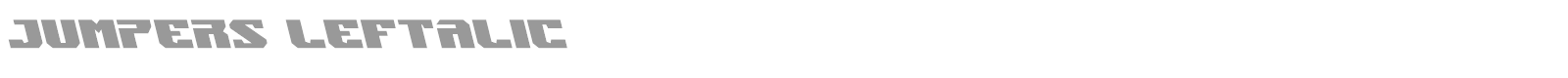 Jumpers font preview