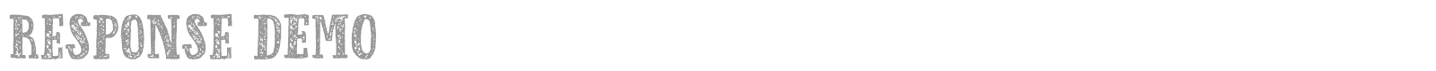 Response font preview