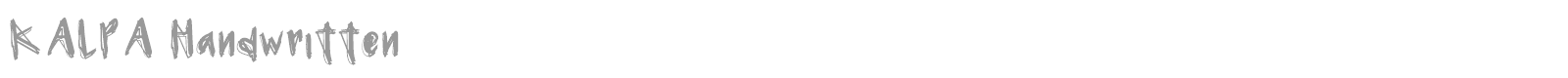 Kalpa font preview