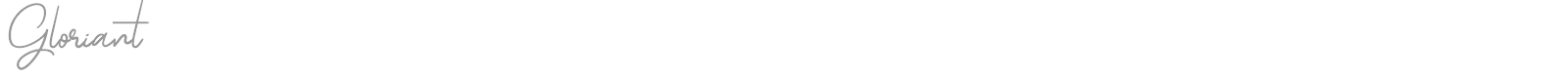 Gloriant Signature font preview