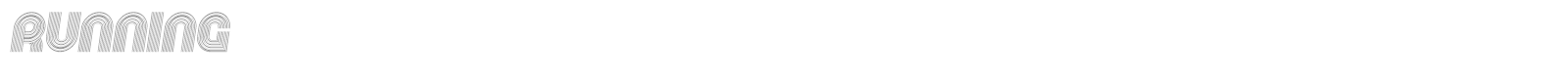 Running font preview