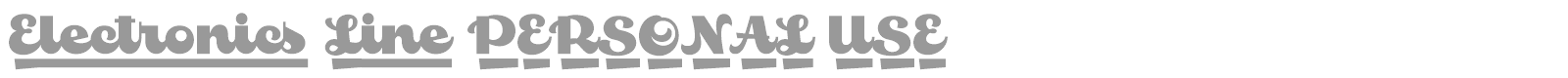 Electronics font preview