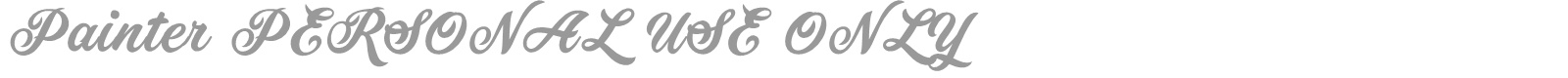 Painter font preview