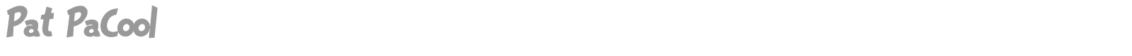 PatPaCool font preview