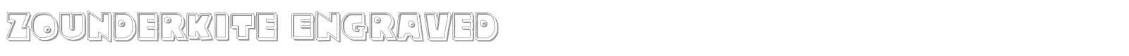 Zounderkite font preview