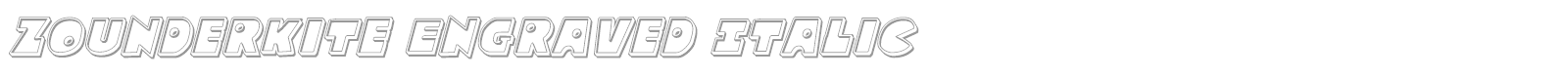 Zounderkite font preview