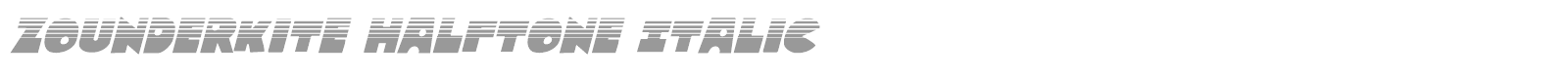 Zounderkite font preview