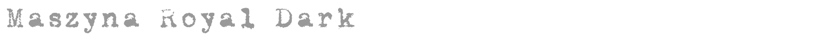 Maszyna font preview