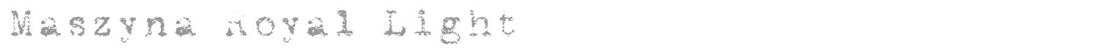 Maszyna font preview