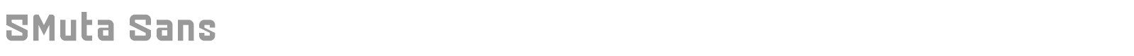 5 Muta Sans font preview