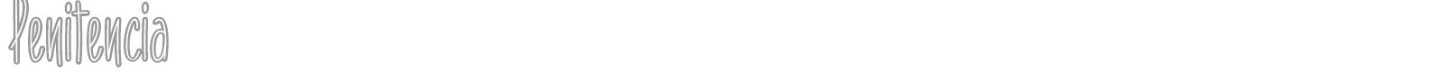 Penitencia Inline font preview
