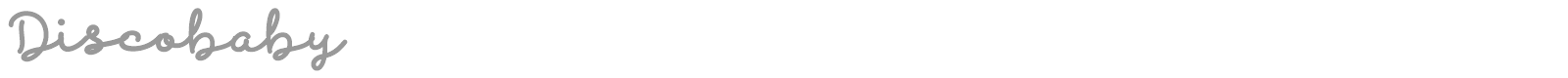 Discobaby font preview