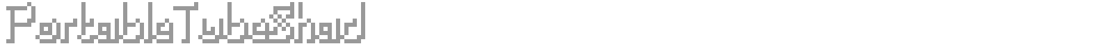 Portable Tube font preview