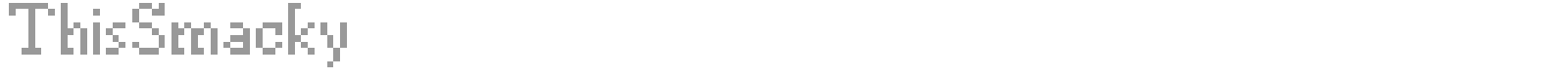 This Smacky font preview