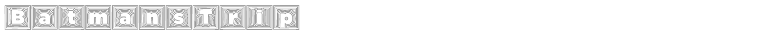 Batmans Trip font preview