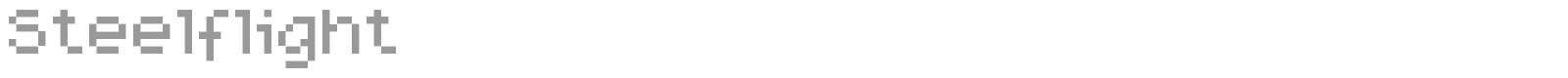 Steelflight font preview