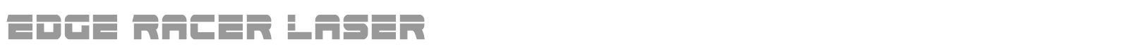 Edge Racer font preview