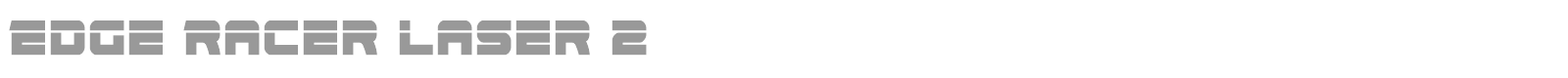 Edge Racer font preview
