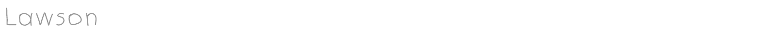 Lawson font preview
