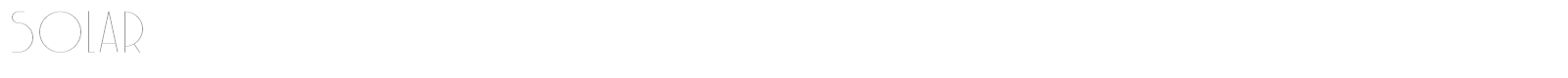 Solar font preview