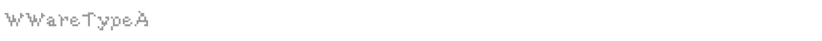 WWareTypeA font preview