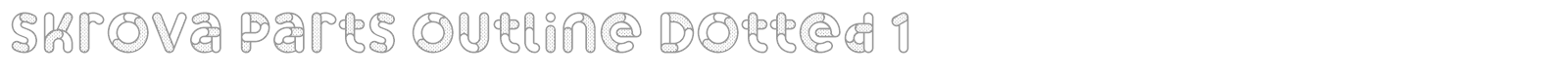 Skrova font preview