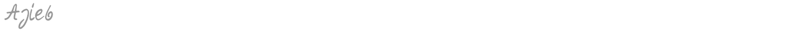 Ajieb font preview