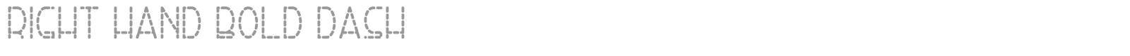 Right Hand font preview