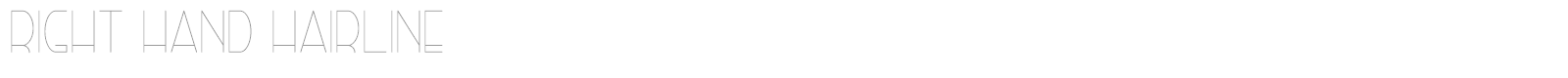 Right Hand font preview