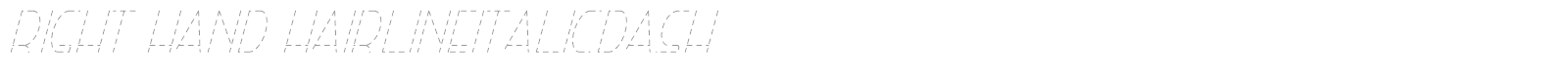 Right Hand font preview