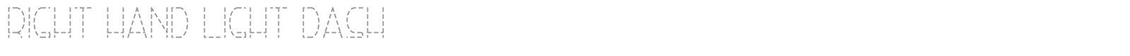 Right Hand font preview