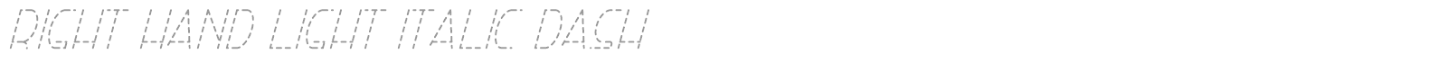 Right Hand font preview