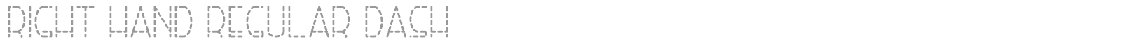 Right Hand font preview
