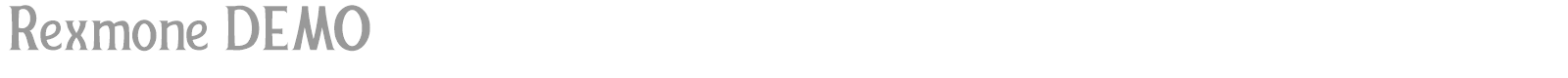Rexmone font preview