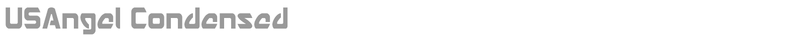 USAngel font preview
