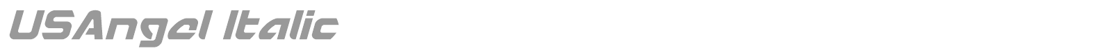USAngel font preview