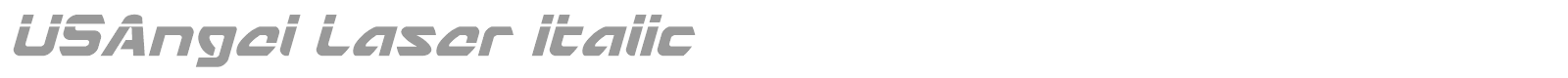 USAngel font preview