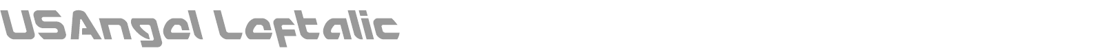 USAngel font preview