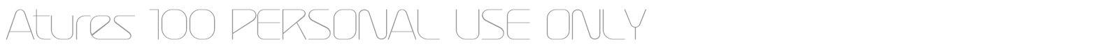 Atures font preview